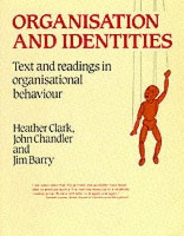 Tapa de Organization and Identities