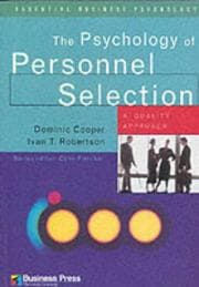 Tapa de Psychology Personnel Selection