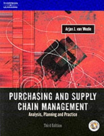 Tapa de Purchasing and Supply Chain Management