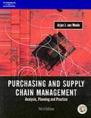 Tapa de Purchasing and Supply Chain Management