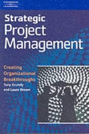 Tapa de Strategic project management