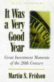 Tapa de It Was a Very Good Year