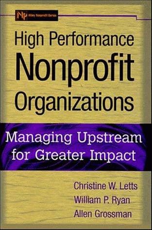 Tapa de High performance nonprofit organizations