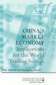 Tapa de China's Market Economy