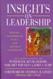 Tapa de Insights on leadership