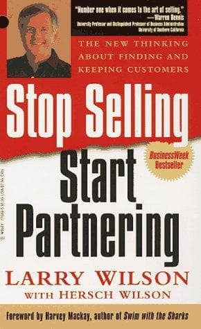 Tapa de Stop Selling, Start Partnering