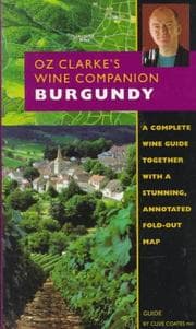 Tapa de Oz Clarke's Wine Companion: Burgundy Guide