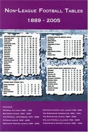 Tapa de Non-league Football Tables 1889-2005