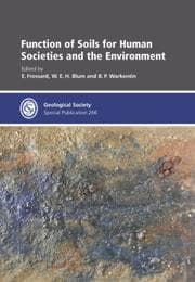 Tapa de Function of soils for human societies and the environment