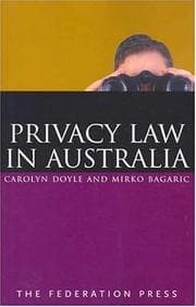 Tapa de Privacy Law in Australia