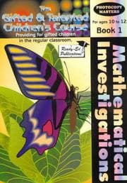 Tapa de Mathematical investigations (Gifted & talented children's course)