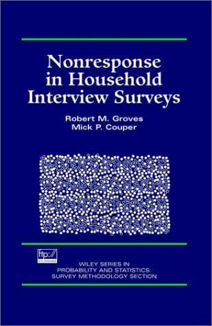 Tapa de Nonresponse in household interview surveys