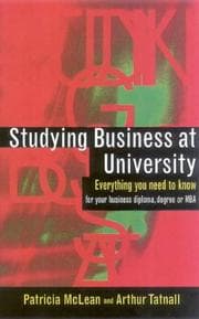 Tapa de Studying Business at University