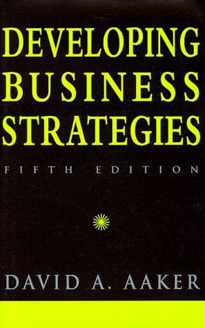 Tapa de Developing business strategies