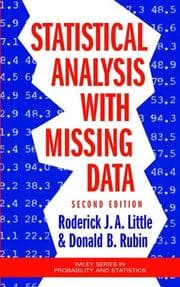 Tapa de Statistical analysis with missing data