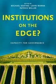 Tapa de Institutions on the edge?