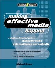 Tapa de Making Effective Media Happen