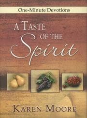 Tapa de One Minute Devotional a Taste of the Spirit (One-Minute Devotions)