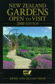 Tapa de New Zealand gardens open to visit