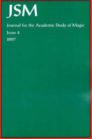 Tapa de Journal for the Academic Study of Magic 4