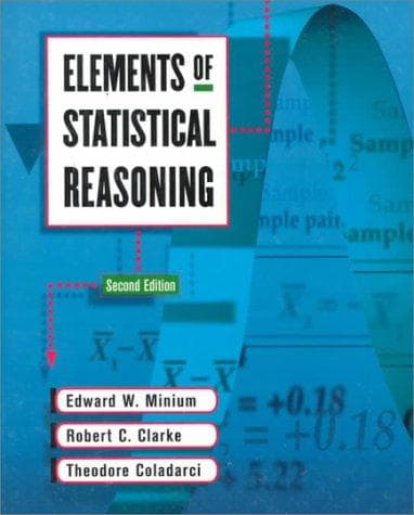 Tapa de Elements of statistical reasoning