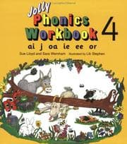 Tapa de Jolly Phonics Workbook 4 Vol. 4, No. 4