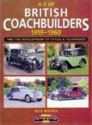 Tapa de A-Z of British Coachbuilders 1919-1960