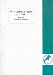 Tapa de Competition Act 1998