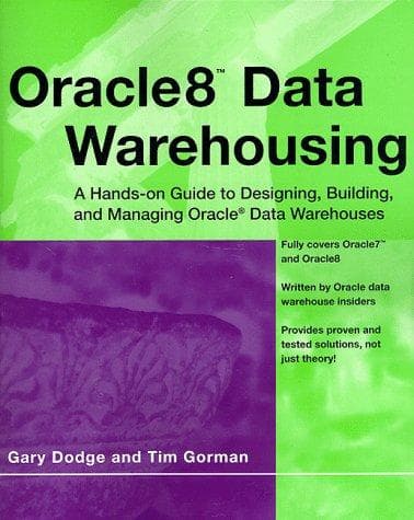 Tapa de Oracle8 data warehousing