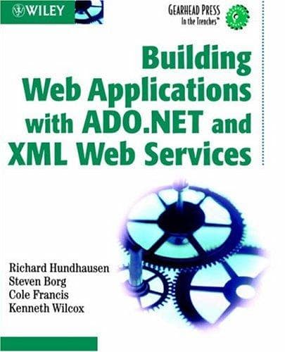 Tapa de Building Web applications with ADO.NET and XML Web services