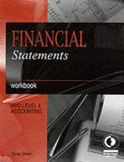 Tapa de Financial Statements Workbook