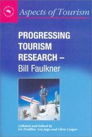 Tapa de Progressing Tourism Research