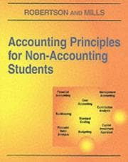 Tapa de Accounting principles for non-accounting students