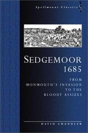 Tapa de SEDGEMOOR 1685