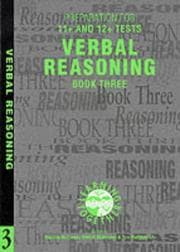 Tapa de 11+ Verbal Reasoning Book 3