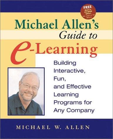 Tapa de Michael Allen's guide to e-learning