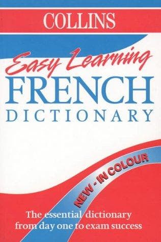 Tapa de Collins Easy Learning French Dictionary
