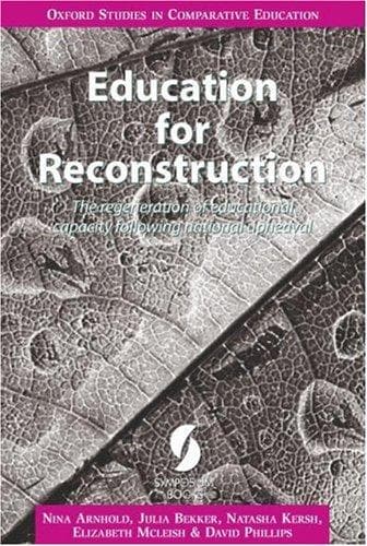 Tapa de Education for reconstruction