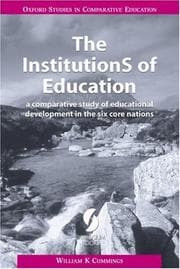 Tapa de The InstitutionS of Education