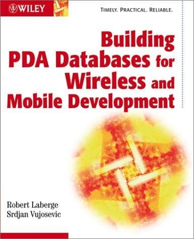 Tapa de Building PDA databases for wireless and mobile development