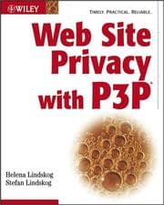 Tapa de Web site privacy with P3P