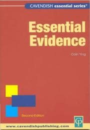 Tapa de Evidence