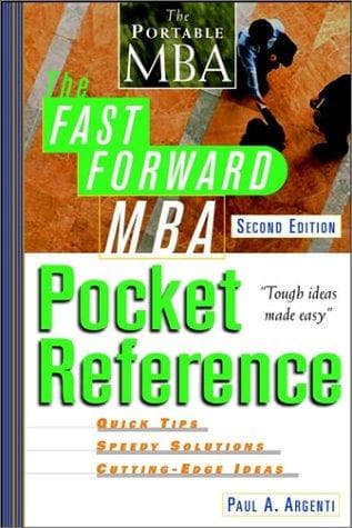 Tapa de The fast forward MBA pocket reference