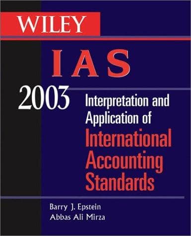 Tapa de Wiley IAS 2003