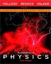 Tapa de Fundamentals of Physics, Part 1, Chapters 1 - 12, Enhanced Problems Version