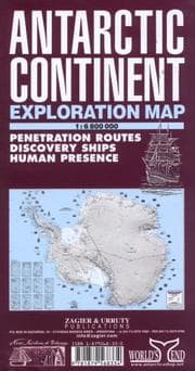 Tapa de Antarctic Continent Exploration Map