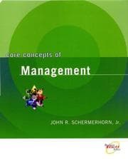 Tapa de Core Concepts of Management