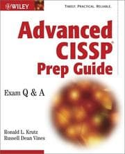 Tapa de Advanced CISSP Prep Guide