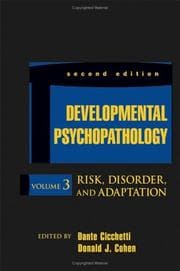 Tapa de Developmental Psychopathology, Risk, Disorder, and Adaptation (Developmental Psychopathology)