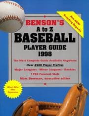 Tapa de Baseball Player Guide A to Z (Benson's A to Z Baseball Scouting Guide)